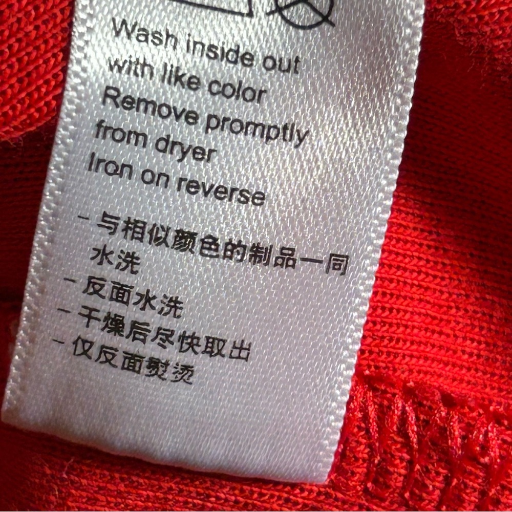 Apple Mens Size Xl Mac Computers Genius Red Quart… - image 5